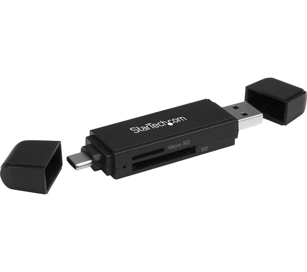 STARTECH SDMSDRWU3AC USB & USB Type-C Multi-Card Reader