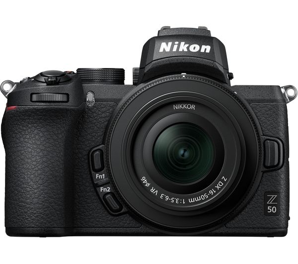 Image of NIKON Z 50 Mirrorless Camera with NIKKOR Z 16-50 mm f/3.5-6.3 VR Lens - Black