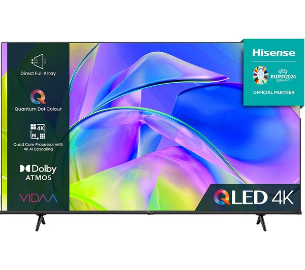 Hisense 75e7kqtuk 75 Smart 4k Ultra Hd Hdr Qled Tv With Amazon Alexa