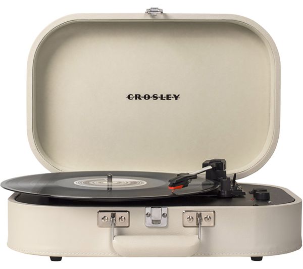 Crosley Discovery Belt Drive Bluetooth Turntable White