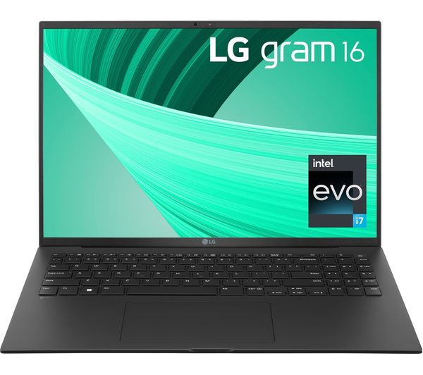 Image of LG gram 16 16Z90R-K.AD7AA1 16" Laptop - Intel® Core™ i7, 2 TB SSD, Black