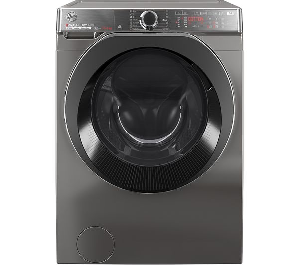 Image of HOOVER H-Wash 600 H6DPB6106BCR8-80 WiFi-enabled 10 kg Washer Dryer - Graphite