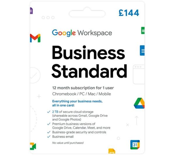 Image of GOOGLE Workspace Business Standard - 1 year for 1 user