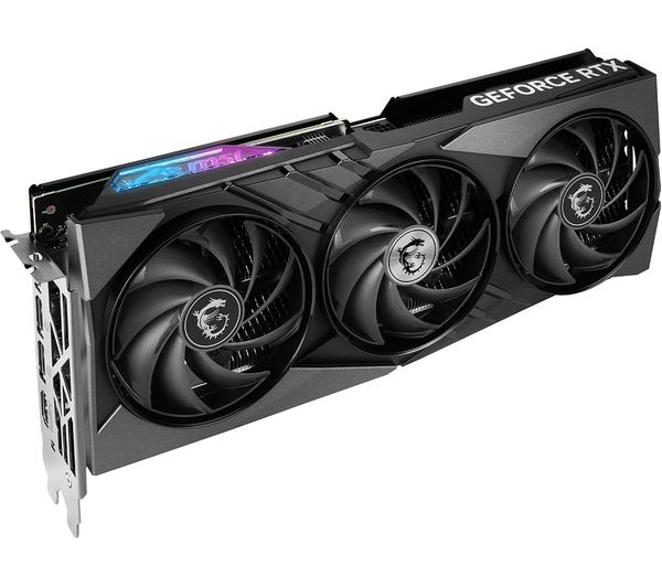 Image of MSI GeForce RTX 4070 SUPER 12 GB GAMING X SLIM Graphics Card - Black