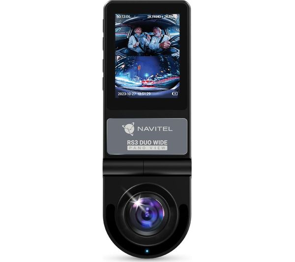 Navitel Rs3 Duo Wide Quad Hd Dash Cam Black