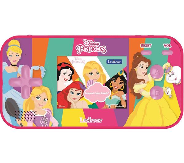 Lexibook Compact Cyber Arcade Handheld Gaming Console Disney Princess