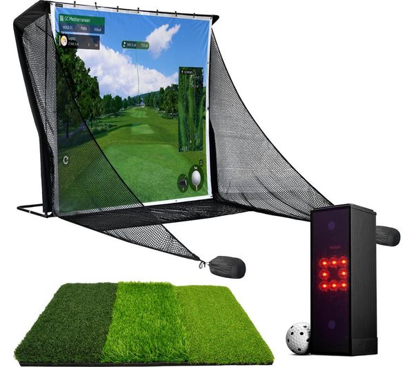 SIMSPACE Indoor Golf Deluxe Practice Bundle