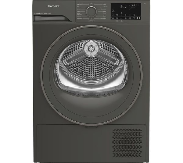 Hotpoint C Hd 93m Gg Uk 9 Kg Heat Pump Tumble Dryer Dark Grey