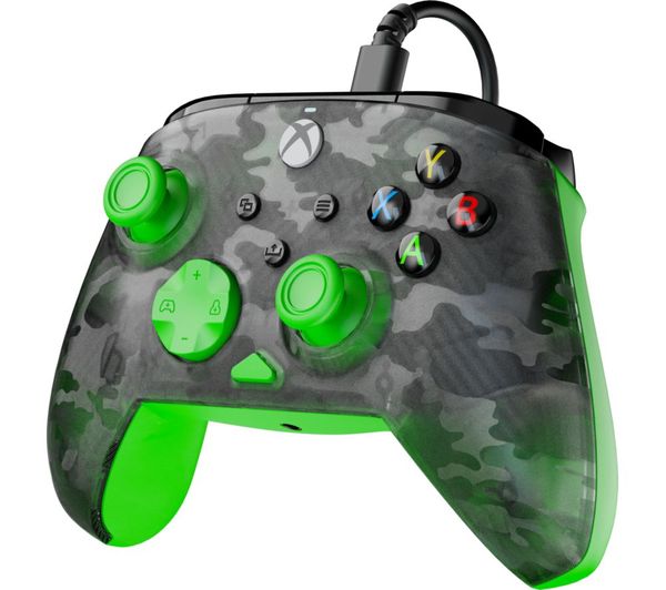 Turtle Beach Rematch Core Controller For Xbox Pc Ghost Black Camo Green