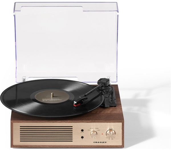 An image of CROSLEY Miles Belt Drive Bluetooth Turntable - Walnut