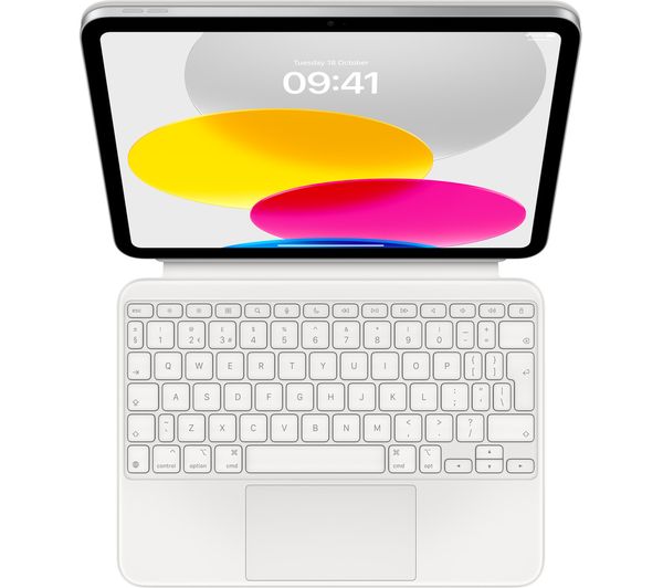 APPLE iPad (10th Gen) 10.9" Refurbished Magic Keyboard Folio Case - White (Excellent Condition)