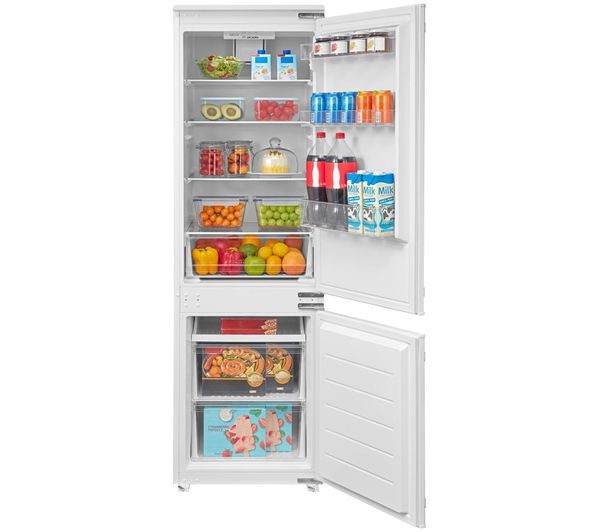 An image of LOGIK LIFF7026 Integrated 70/30 Fridge Freezer - Sliding Hinge