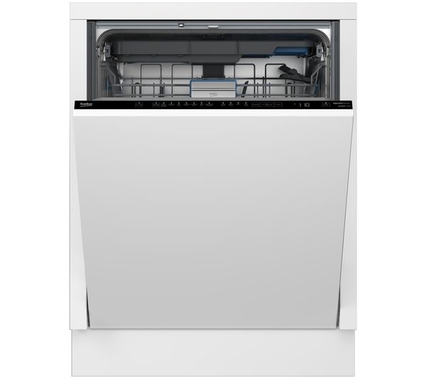 An image of BEKO bPRO 700 BDIN38550WP Full-size Smart Fully Integrated Dishwasher