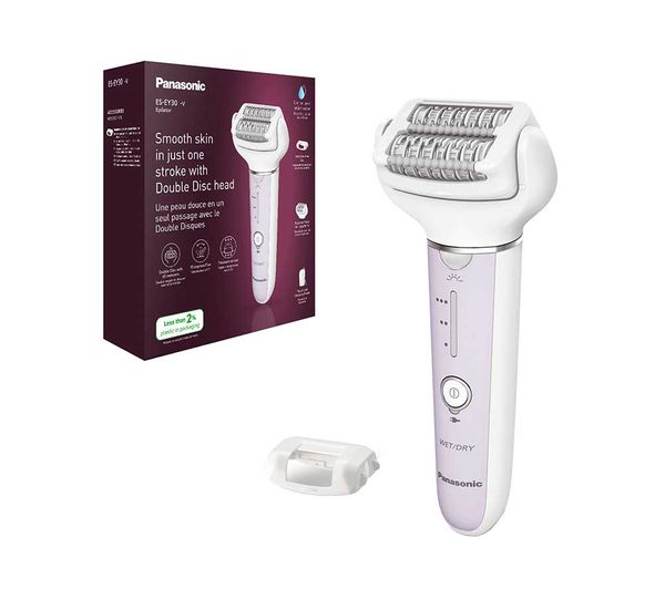 An image of PANASONIC ES-EY30-V511 Double Disc Wet & Dry Epilator - Violet