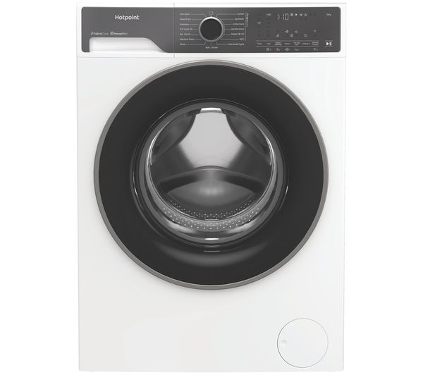 An image of HOTPOINT Fabric Care HB103WWCAREUK WiFi-enabled 10 kg 1400 Spin Washing Machine - White