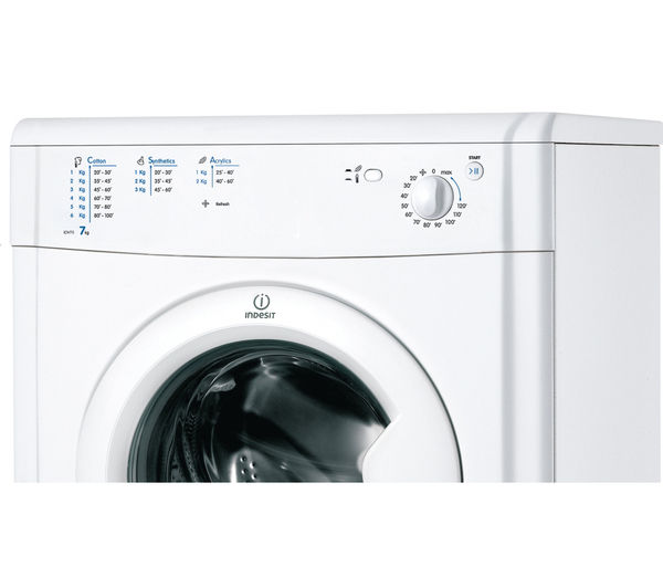 INDESIT Ecotime IDV75 Vented Tumble Dryer White Fast Delivery Currysie