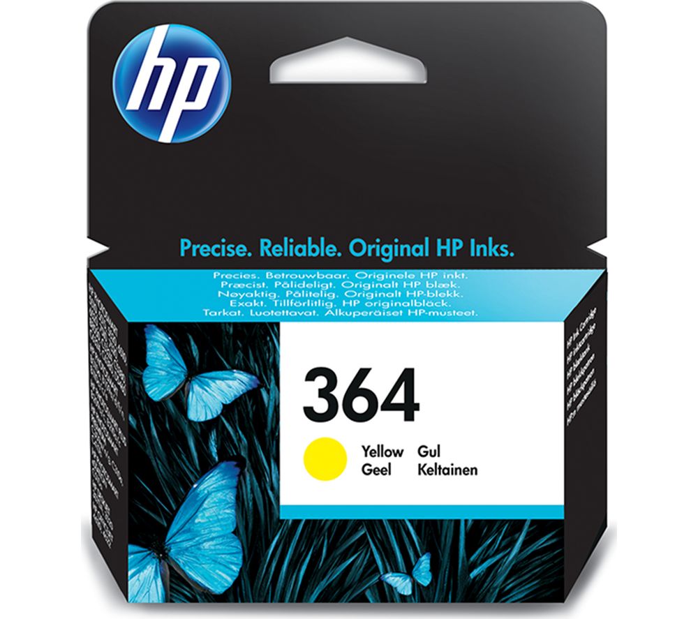 HP 364 Yellow Ink Cartridge, Yellow
