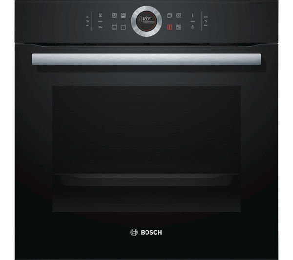 BOSCH HBG634BB1B Electric Oven - Black, Black