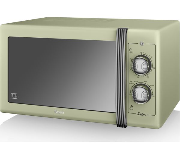 SWAN Retro SM22070GN Solo Microwave - Green, Green