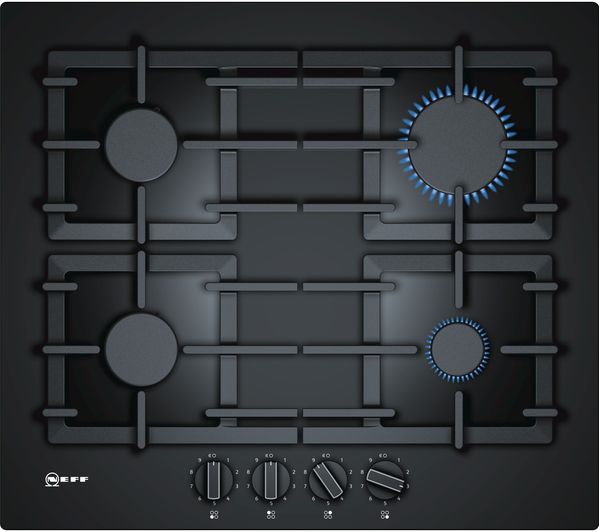 NEFF N70 T26CS49S0 59 cm Gas Hob - Black - T26CS49S0 - Currys Business