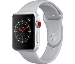 APPLE Watch Series 3 Cellular - Silver, 42 mm