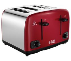 RUSSELL HOBBS Cavendish 24092 4-Slice Toaster - Red