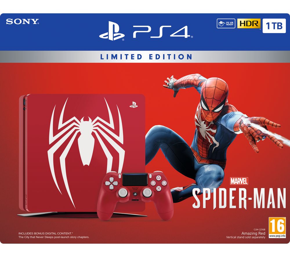 Buy SONY Limited Edition Spider-Man PlayStation 1 TB & Marvel's Spider ...