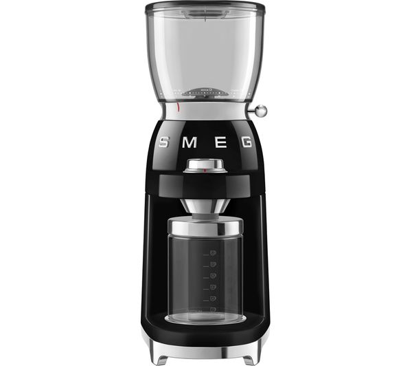 Image of SMEG CGF01BLUK Electric Coffee Grinder - Black