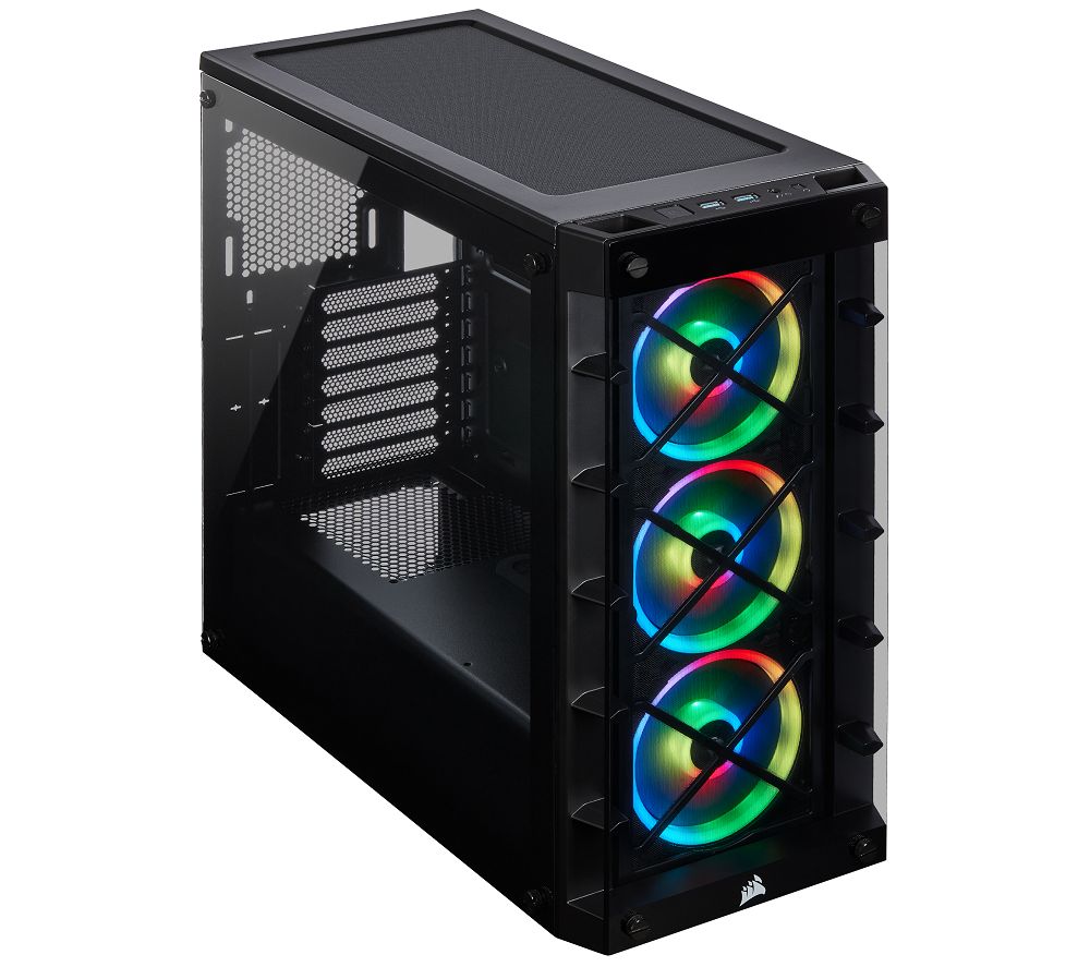 CORSAIR iCUE 465X RGB ATX Mid-Tower PC Case - Black