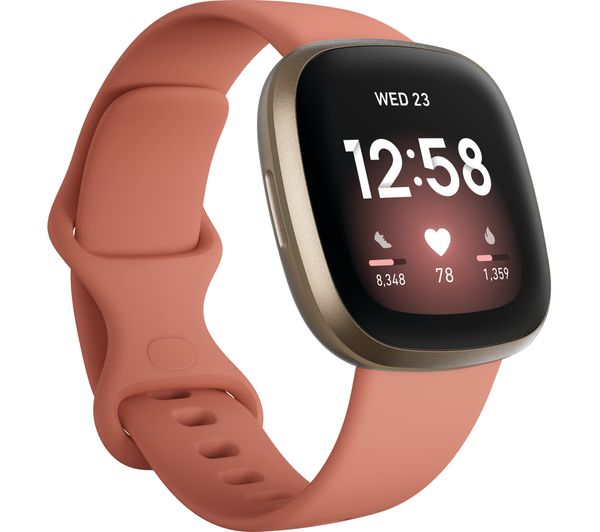 fitbit charge 3 rose gold currys