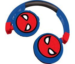 HPBT010SP Wireless Bluetooth Kids Headphones - Spider-Man
