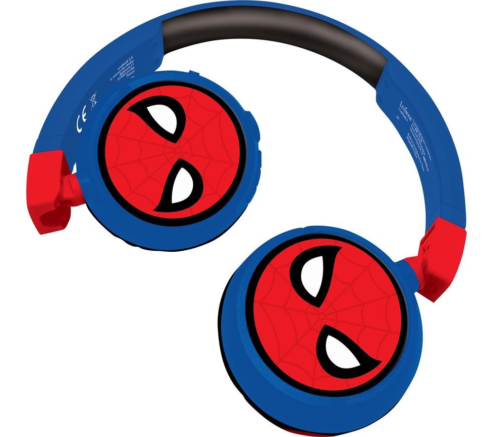 HPBT010SP Wireless Bluetooth Kids Headphones - Spider-Man