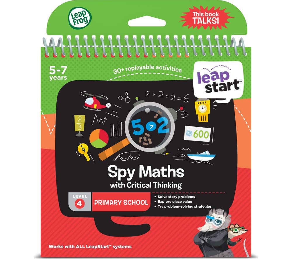 LEAPFROG LeapStart Spy Maths with Critical Thinking Activity Book review