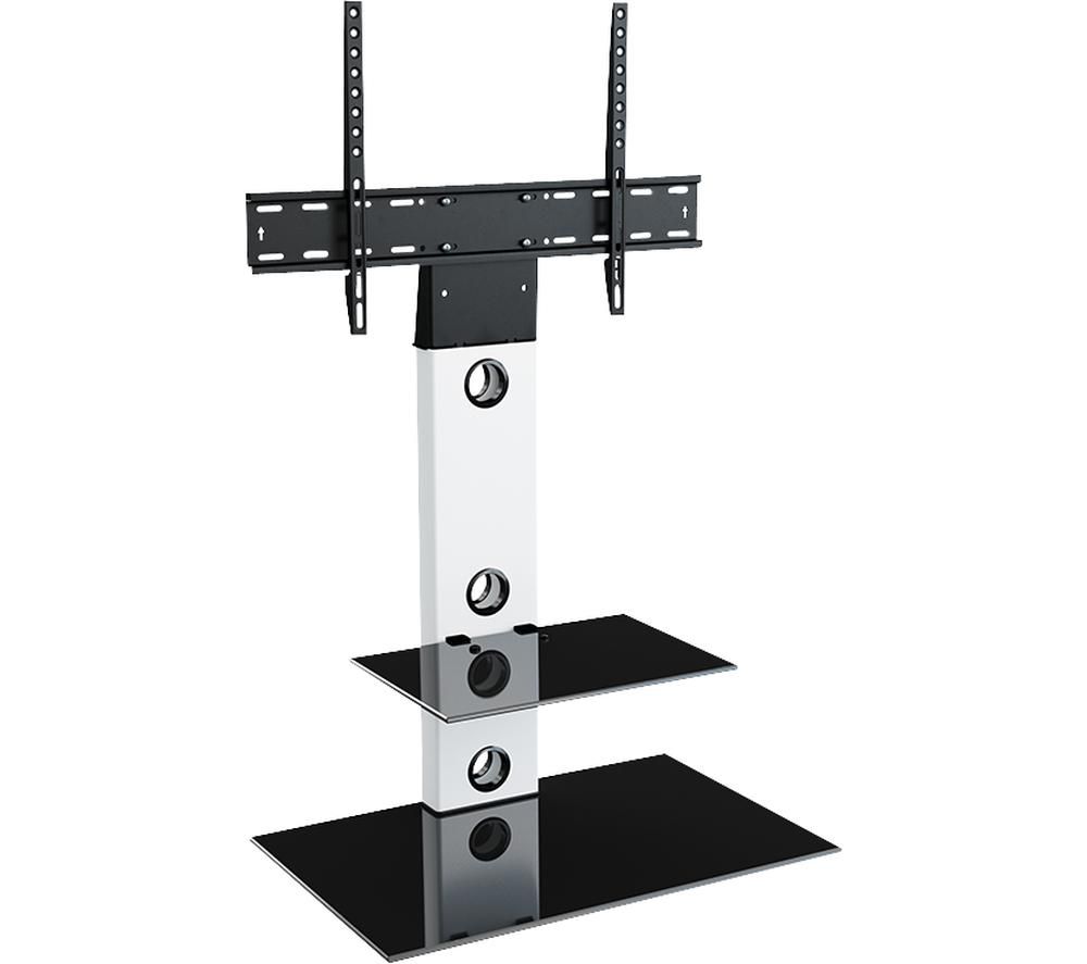 Reflections Lesina FSL700LESW-A 700 mm TV Stand with Bracket - Black & White