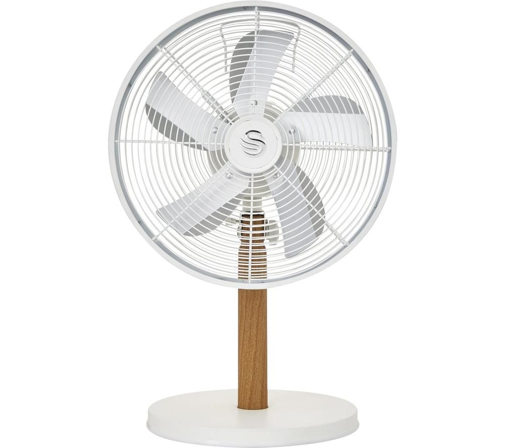 SWAN Nordic SFA16920WHTN 12” Desk Fan - White