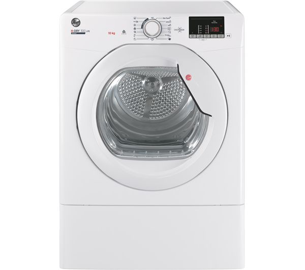 Image of HOOVER H-Dry 300 HLE V10DG-80 NFC 10 kg Vented Tumble Dryer - White