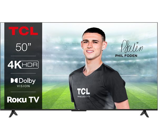 Tcl 50rp630k Roku Tv 50 Smart 4k Ultra Hd Hdr Led Tv