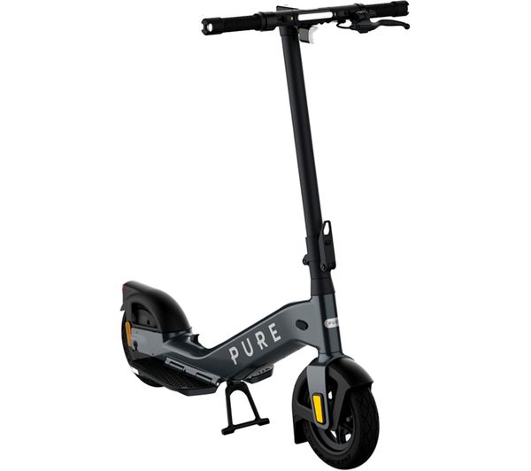 Image of PURE ELECTRIC Pure Advance+ Electric Folding Scooter - Mercury Grey Metallic