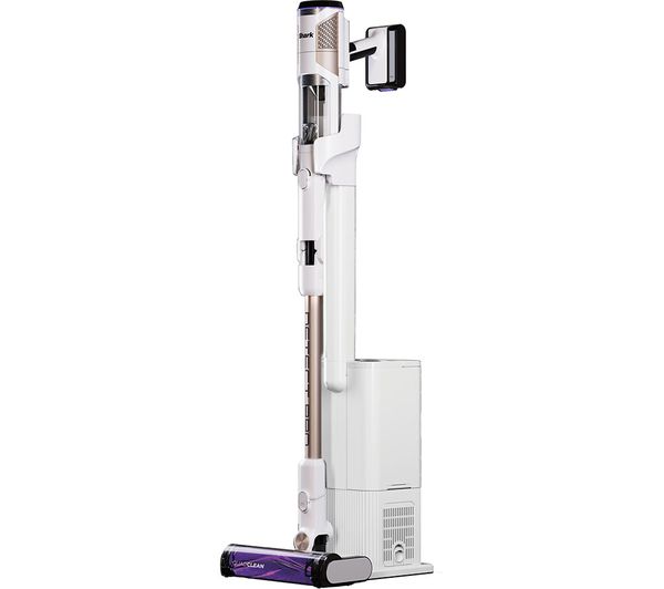 Image of SHARK Detect Pro with Auto-Empty System IW3611UKT Cordless Vacuum Cleaner - White & Brass