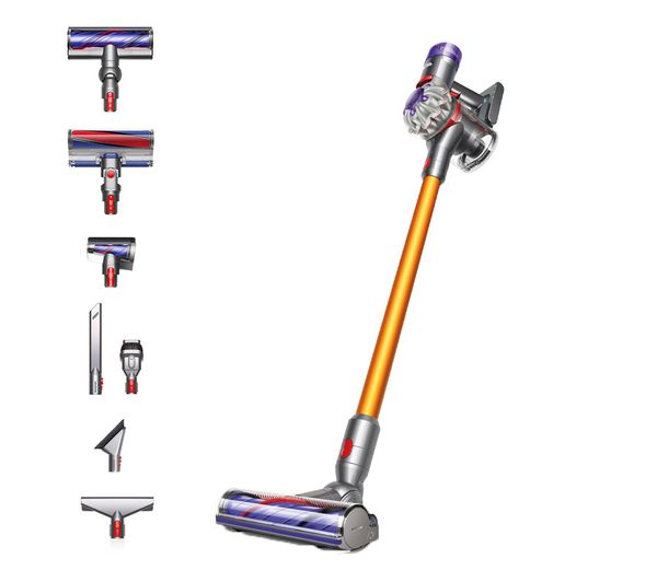 Image of DYSON V8 Absolute Cordless Vacuum Cleaner - Silver Yellow