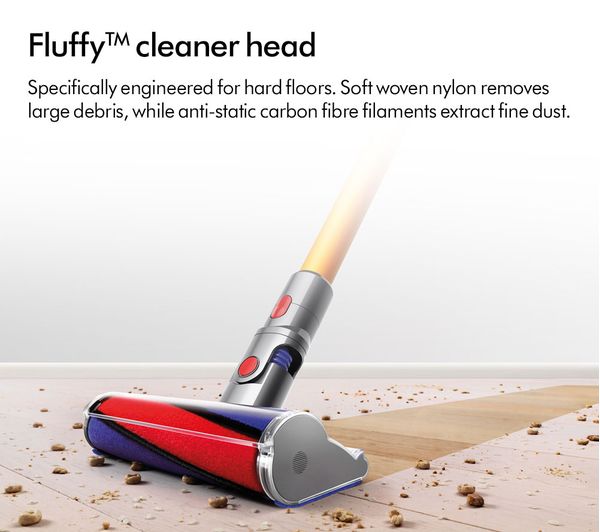 47659601 DYSON V8 Absolute Cordless Vacuum Cleaner Silver Yellow