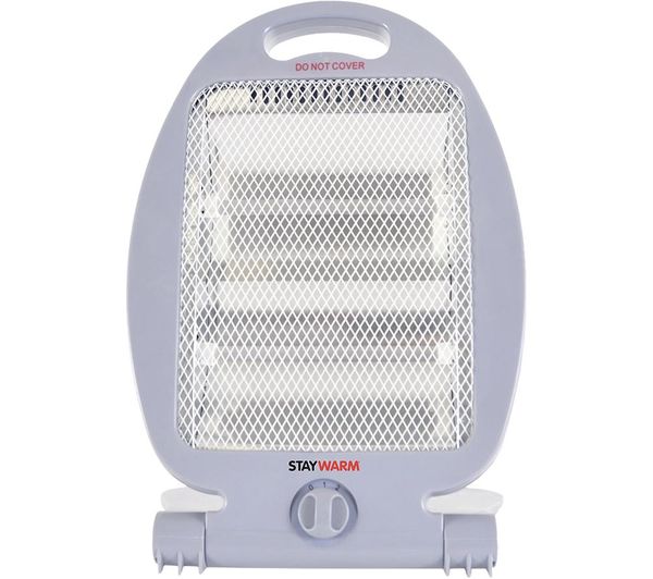 Lloytron Staywarm F2102gr Portable Halogen Heater Grey