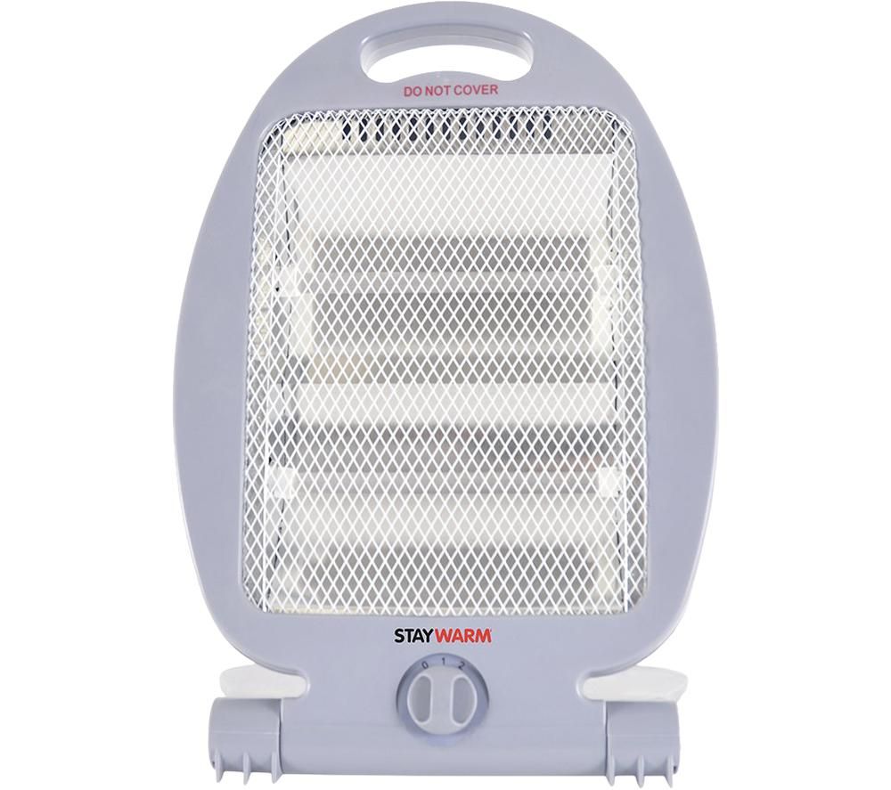 StayWarm F2102GR Portable Halogen Heater - Grey