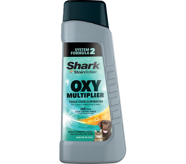 Another product from SHARK CarpetXpert Deep Clean Pro Solution and SHARK StainStriker Oxy Multiplier Formula