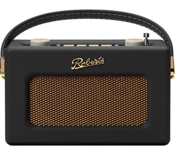 Roberts Revival Uno Bt Portable Dab Fm Retro Bluetooth Radio Black