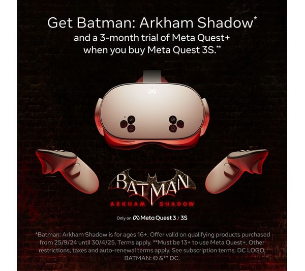 000000000010436390 META Quest 3S Mixed Reality Headset 256 GB Currys Business