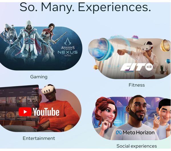 000000000010436390 META Quest 3S Mixed Reality Headset 256 GB Currys Business