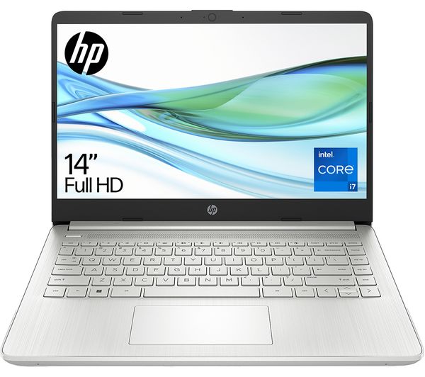 HP 14s-dq5501sa 14" Refurbished Laptop - Intel® Core™ i7, 512 GB SSD, Silver (Excellent Condition)