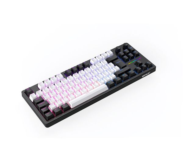QPAD Loop TKL Mechanical Gaming Keyboard - Black & White - 422020-UK ...