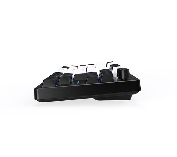 QPAD Loop TKL Mechanical Gaming Keyboard - Black & White - 422020-UK ...